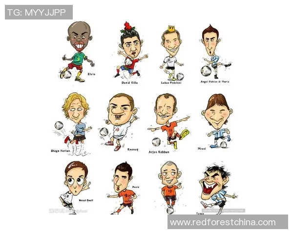 儿童简约足球明星漫画展现小小球员的梦想与激情