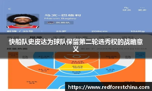 快船队史皮达为球队保留第二轮选秀权的战略意义